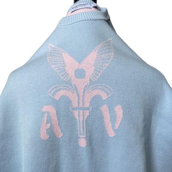 Alte Volant Baby Blue & Pink “Cotton Candy” Crewneck Sweater (Size: Small) - Picture 3 of 12